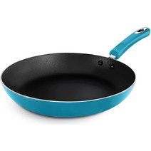 유토피아 키친 11인치 논스틱 프라이팬 인덕션 바텀, Turquoise-Black_11 Inch