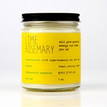 [천삼백케이] [캔들샵1106] LIME ROSEMARY 9 OZ, 단품
