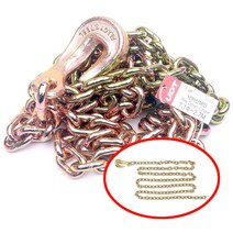 낙하산체인 후크 7.1mm x 2.7M x 2TON 체인 쇠사슬 훅 쇠사슬체인 사슬체인 묶거나 매달고 위 아래 작업시 사용