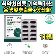기억력감퇴 인지력 개선 항산화 포스파티딜세린 징코 기억력 머리영양제 두뇌영양제 플라보노이드 노케스템 공시생 수험생 부모님 중년 노년 선물