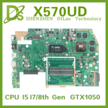 노트북 메인보드 KEFU X570UD 함께 I58250U I78550U GTX1050 ASUS TUF 노트북 마더 보드 100 테스트 OK, 01 I78550U GTX1050