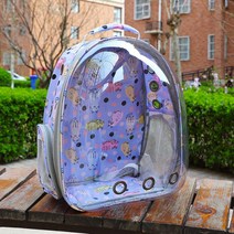 귀엽다 너무 애견 휴대용 백팩 여행에 꼭 필요한 것, 보라색 고양이