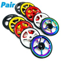 빠른 해외직구 Litepro-접이식 자전거 알루미늄 합금 후면 랙 이지 휠 60mm M6 1 쌍