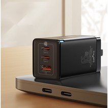 65W 질화 갈륨 충전기 GaN 초고속 충전 노트북 PC, S