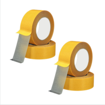 차차미 초강력 섬유 메쉬 면사 양면 테이프 투명 카페트 액자 다용도 고정, (4cm×10m)×4개