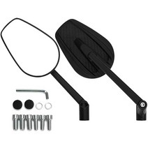 범용 오토바이 미러 탄소 섬유 백미러 볼록 8mm 10mm 스레드 볼트 윙 스트리트 바이크 크루저 투어링 차퍼 스쿠터 AVT 기타 HJ102 USA 미국