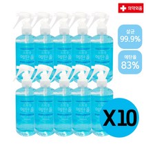삼현제약 소독용 에탄올 스프레이 300ml 상처소독, 10개