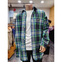 지프 Jeep 남녀공용 마운틴와펜 롱 체크 셔츠 GL1SHU130