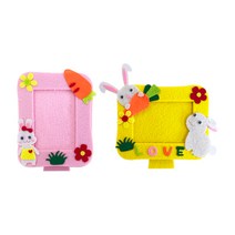 [몽파] 펠트 토끼 사진액자 만들기 - 1인세트, 상세페이지 참조