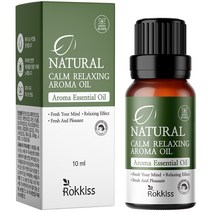 록키스 네츄럴 캄 릴렉싱 아로마 오일, 페퍼민트 10ml 1개