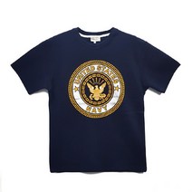 밀리터리박스 그롭스 U.S. NAVY LOGO 반팔 티셔츠(네이비)