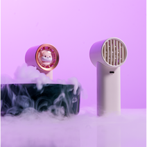 루본 초미니 포켓 터보 댕댕이 선풍기 BLDC 휴대용 손선풍기 핸디팬, 화이트