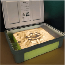 고급 모래 그림 상자 LED 라이트박스 모래 샌드아트, 어린이트럼펫커버포함세가지색상모래튜토리얼