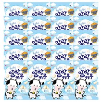 롯데제과 말랑카우 밀크, 79g, 20개