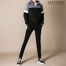 하트비트 뷰라츠 후드집업 트레이닝 세트 베이직핏 운동복 커플 추리닝 단체복 남자 여자 남여공용 빅사이즈 커플티 츄리닝 트레이닝복 셋트