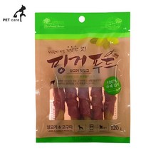 핑거푸드 양고기핫도그 120g(양고기_고구마) 애완용품 (착한가격), 1