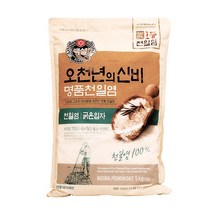 CJ제일제당 백설 명품 천일염 오천년의 신비 굵은입자 소금 5kg x2개, 2개