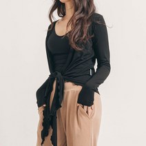 [행복한백화점][모어아웃]요가복-레이나 랩 가디건