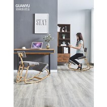 홀리에몽 무릎의자 바른자세 척추교정 허리디스크 좌식 의자, 파란색(등받이모델)