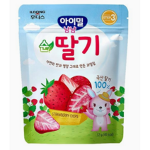 아기밀냠냠 순 과일칩, 순딸기, 5개