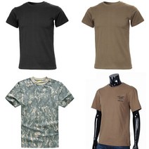 남자 밀리터리 라운드 반팔 티셔츠 면티 여름티 기본티 위장 (g143)