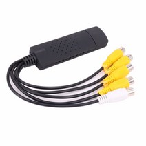 4 채널 USB 비디오 캡처 카드 DVR CCTV 카메라 모니터 DVD 4CH Usb, 한개옵션0