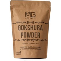 MB Herbals Gokshura Powder 100g 3.5 oz Tribulus 트리뷸러스 terrestris 근육, 1개