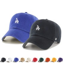 47브랜드 MLB모자 LA다저스 스몰로고 볼캡, 블랙:Free
