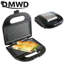 샌드위치팬 양면 토스트 팬 누룽지750w 전기 샌드위치 와플 파니니 기계 다기능 계란, 파니니 메이커