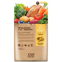 ANF 독 전연령 식스프리 플러스 옐로우 오리 연어 5.6kg 유기농 1개