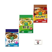 15식 세트마루짱 소재의 힘 모즈쿠 야채 순두부찌개 3종 아소트 각 5식x1개