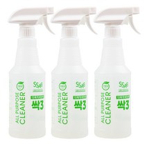 친환경 싹3 기름때 찌든때 제거 600ml 2중 분사 스프레이, 3개