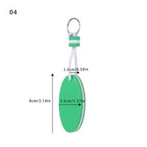 보트 바다 세일링 낚시 물 플로팅 키 체인 링 펜던트 멀티 모양 수상 스포츠 풍선 요트 액세서리, 16