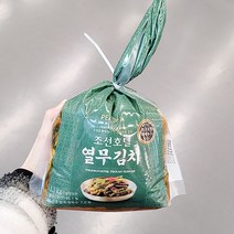 피코크 조선호텔특제육수 열무김치 1.5kg x 1개, 종이박스포장