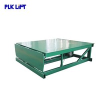 이동식 도크 레벨러 컨테이너 유압 트럭 작업 플랫폼 조정 가능한 로딩 램프, 자주색