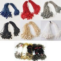 택고리 실고리 택끈 행택고리 택고무줄 실고리핀, RB 6 블랙(네모) 12cm, 1개