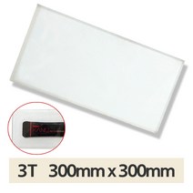 프로파일 판넬 PC 투명 3T 300x300 렉산 패널 마감 판
