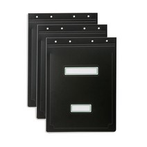 KUL032790문화 A4 PP 흑표지 상철 F4498-71 (10조입), 흑색, 10set