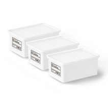 꿈꾸는키친 다용도 세탁 가루 세제 소분 용기 + 라벨지, 3세트, 뚜껑 분리형 S 900ml