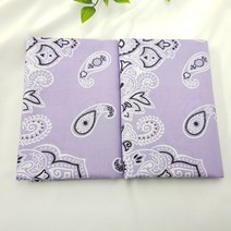 반다나 페이즐리 대형 헤어밴드 손수건 2개 세트