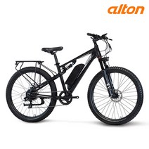 2023년 알톤 니모 27.5 FS 8단 전기 MTB자전거, 매트블랙(파스+스로틀)