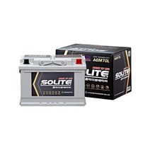 [필터테크] 쌍용 티볼리 쏠라이트 자동차 배터리 AGM70L, 없음