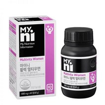 일동제약 마이니 멀티비타민 종합비타민 종합영양제 활력 멀티우먼 60정 30일분x1박스
