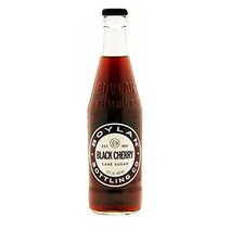 보일란 퓨어 케인 슈가 소다 355ml 6개 블랙 체리 Boylan Bottling Pure Cane Sugar Soda Pop Black, 1