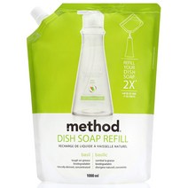 메소드 주방세제 바질향, 1개, 1L