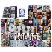 55 PCS/Set 아이돌 GI-DLE Lomo 카드 ITZY Photocards BP Aespa IVE Kep1er 레드 벨벳 Stayc 새 앨범 Photocard, [12] Newjeans