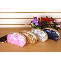 스팽글 반달 파우치 예쁜 반짝파우치 멀티파우치백