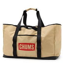 CHUMS 캠핑 토트백 CH603238 가방 특대형, 베이지