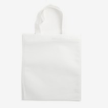 미니 부직포 가방 쇼핑백 마트 시장 바구니 제작, 화이트