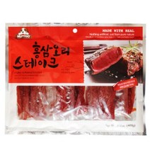 뉴트리오 홍삼 오리스테이크 400g 기호성 좋은 강아지간식